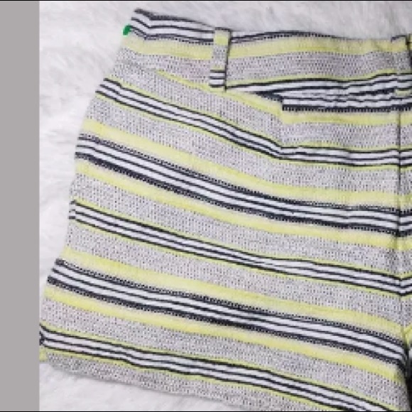 ANN TAYLOR LOFT THE RIVIERA SHORT STRIPED POCKET - Picture 4 of 6